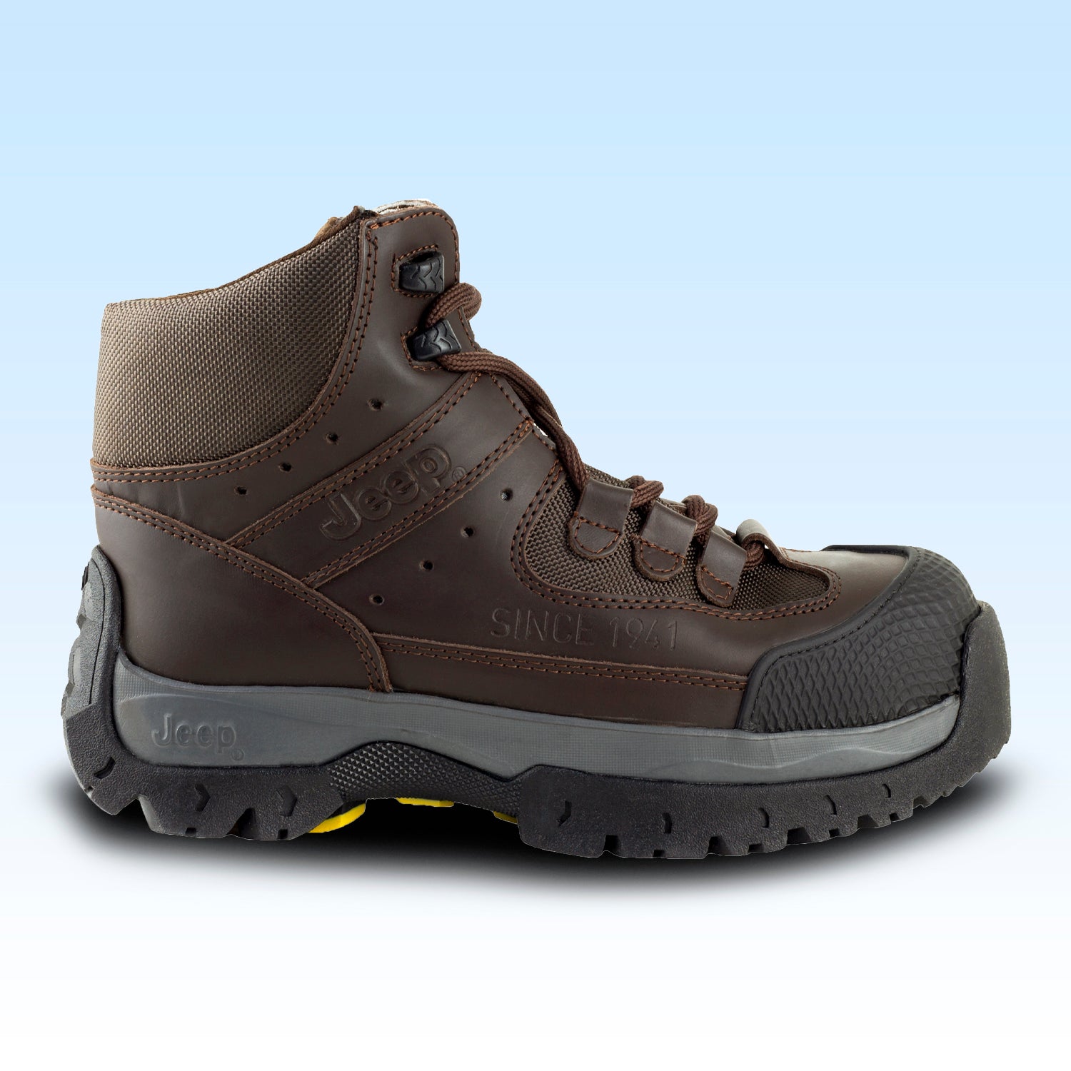 Bota Industrial Para Caballero Jeep 3565 Café