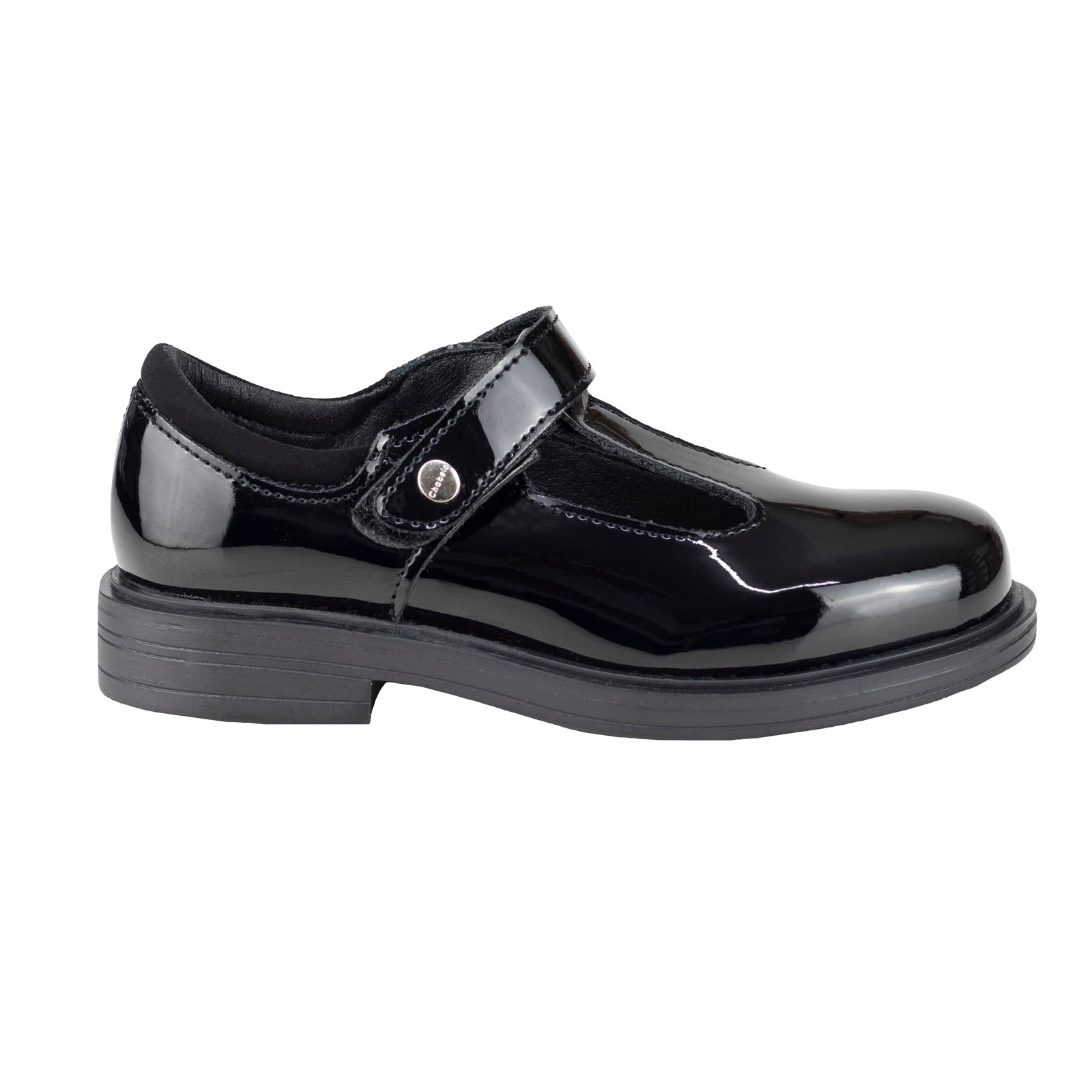 Zapato Escolar Para Niña Chabelo C272-A Charol Negro 18-21.5
