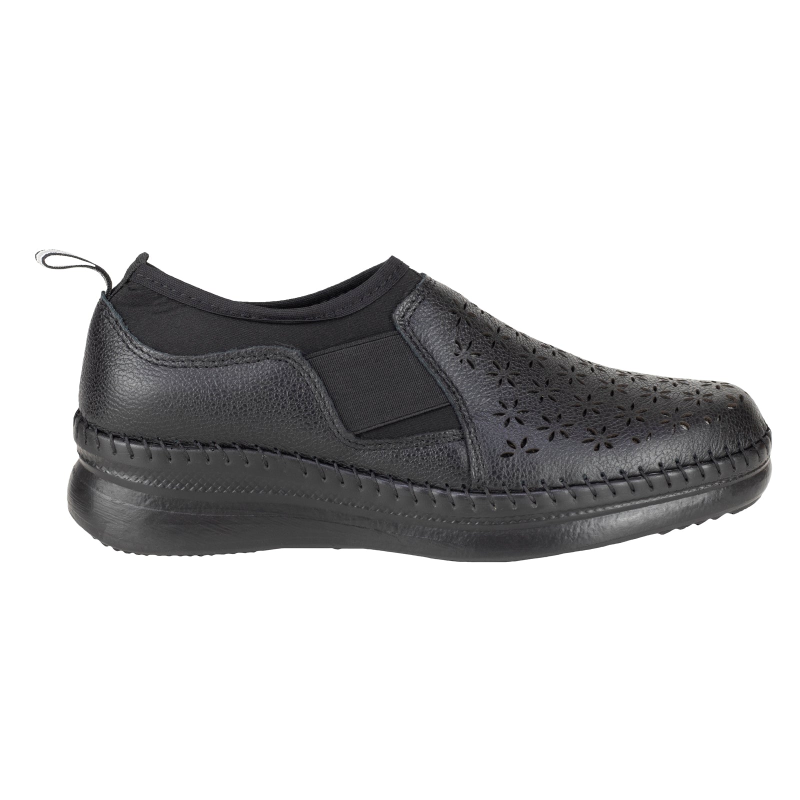 Zapato Mocasín Casual Confort Para Dama Lobo Solo 4991 Negro