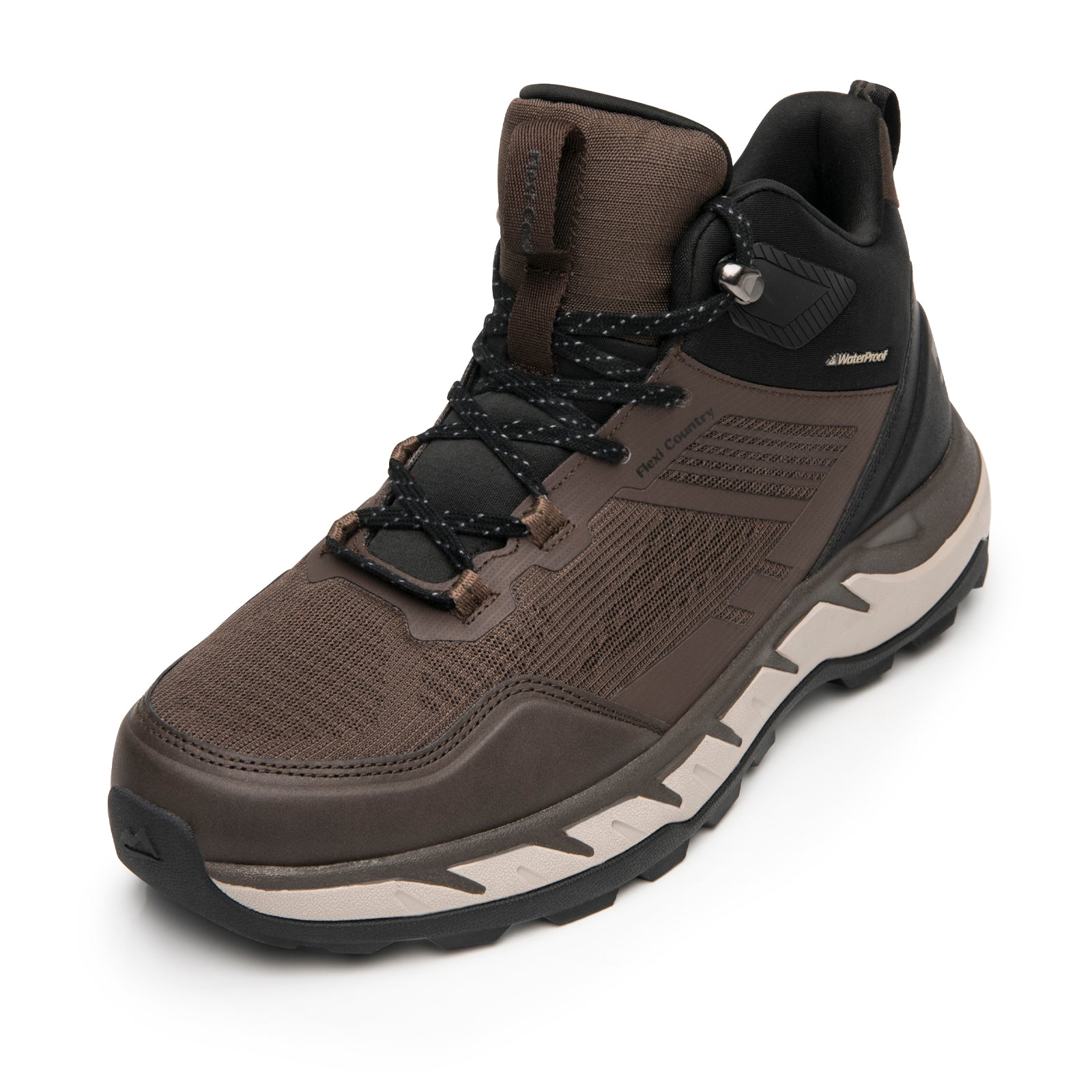 Bota Waterproof Confort Para Caballero Flexi Country 421104 Café
