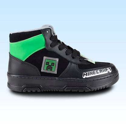 Tenis de Bota Urbano Casual Para Niño Yuyin Minecraft MI300 Negro