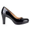 Zapatilla Clásica Dama Lady Paulina Amaya 23101 Negro Charol