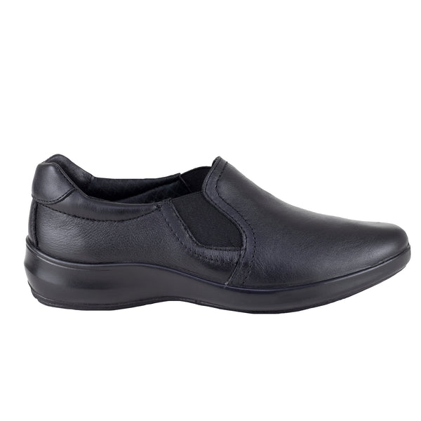 Mocasín Casual Dama Verde Tabaco Miss 8023 Negro