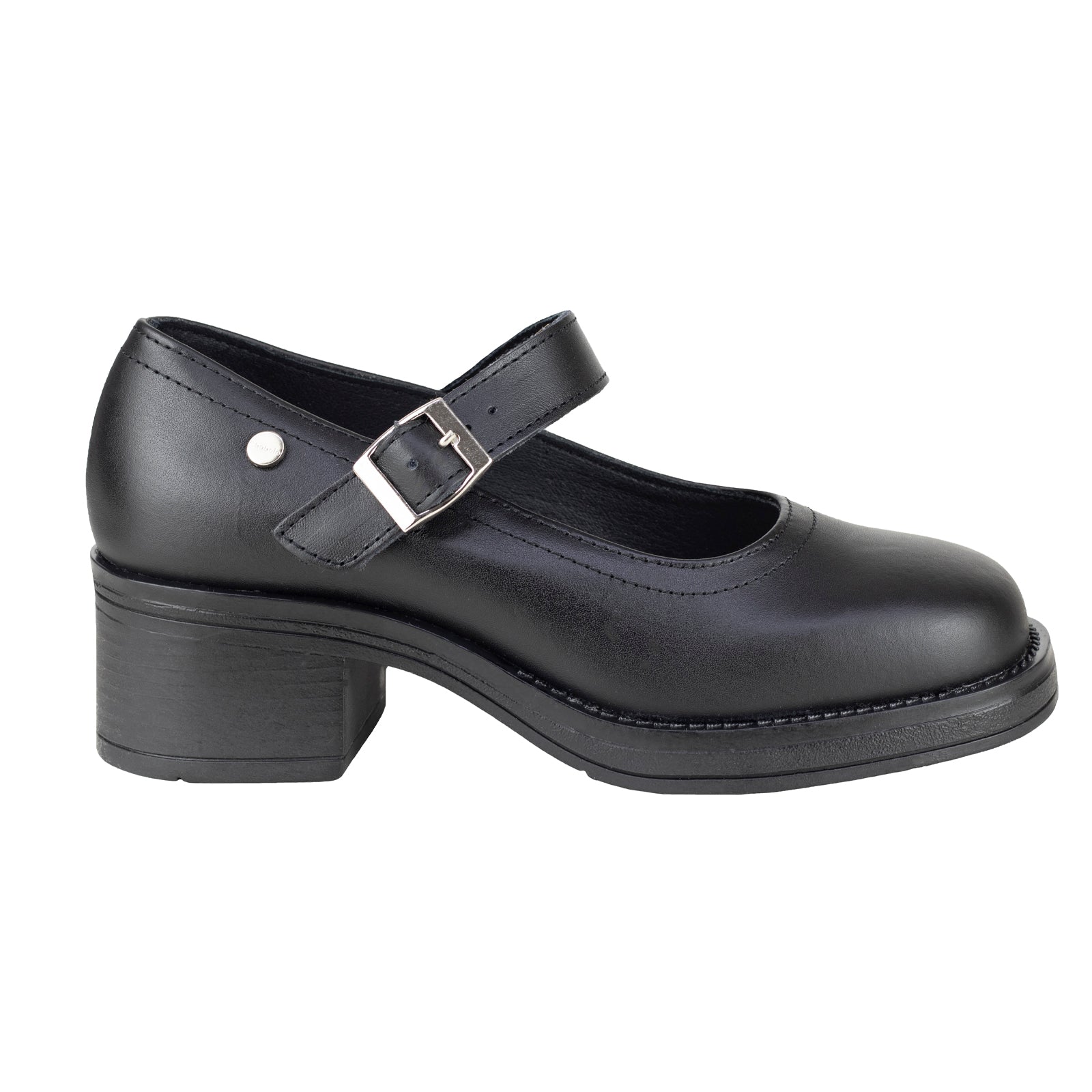Zapato Tacón Escolar Para Niña Chabelo C954-A Negro 22-26