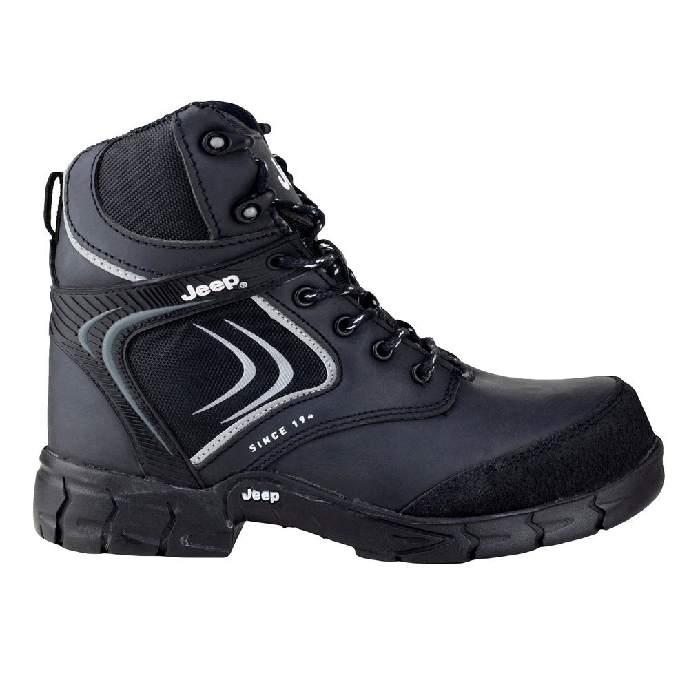 Bota Industrial Hombre Jeep Casquillo 5107 Negro Poliamida