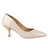 Zapatilla Clásica Dama Salamandra 19702 Beige Charol