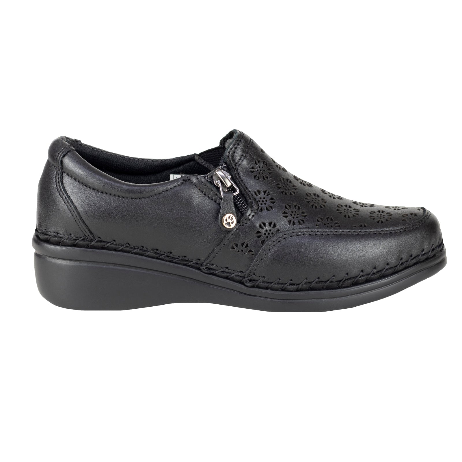 Zapato Mocasín Slip Casual On Para Dama Lobo Solo 4732 Negro