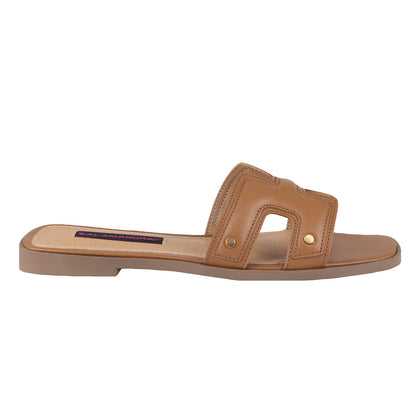 Sandalia Clásica Para Dama Salamandra 200-3956-H Camel