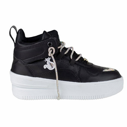 Tenis Negro Tornaso Plataforma Para Mujer Shadow Urbano 3003