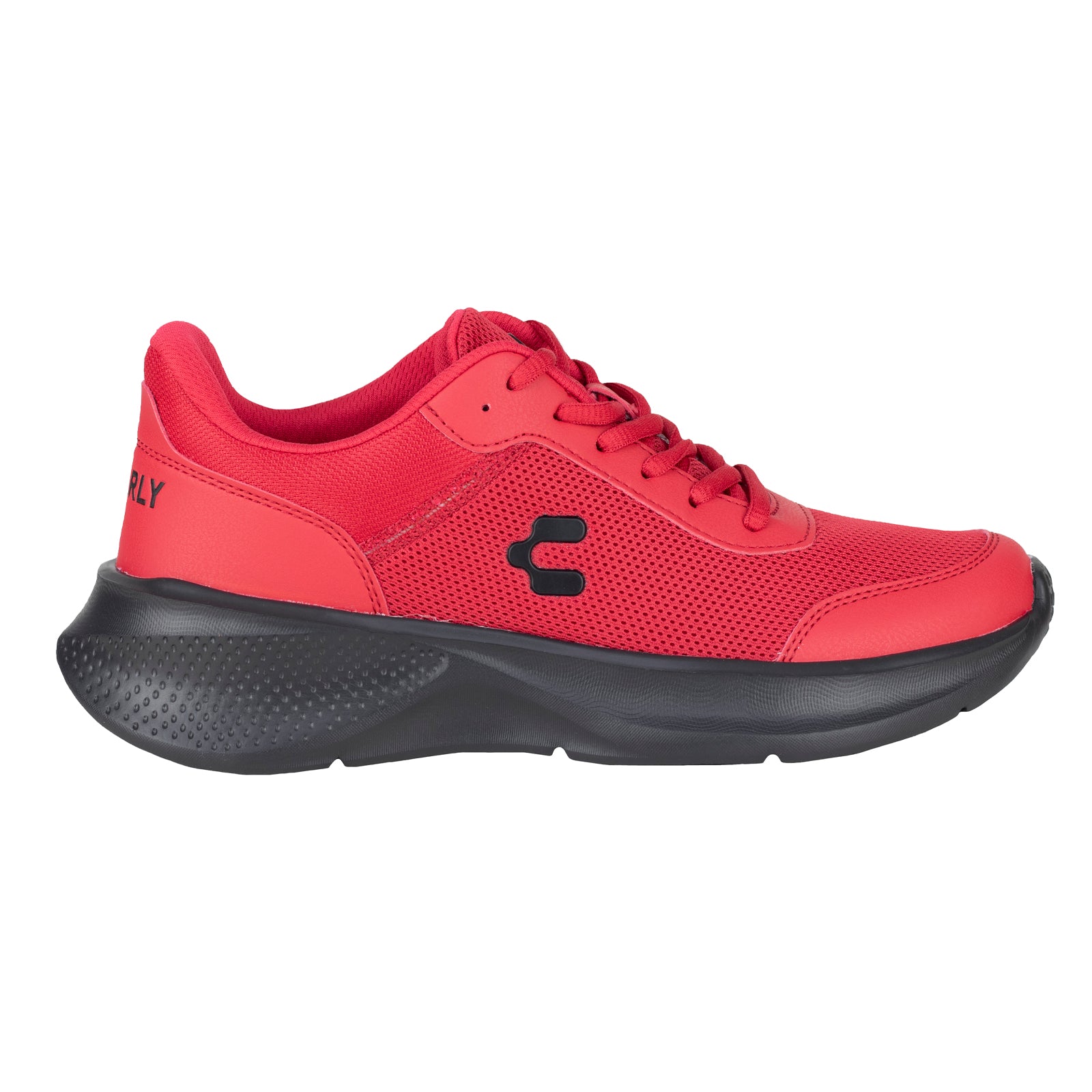 Tenis Casual Confort Charly Para Caballero 1086410 Rojo Negro