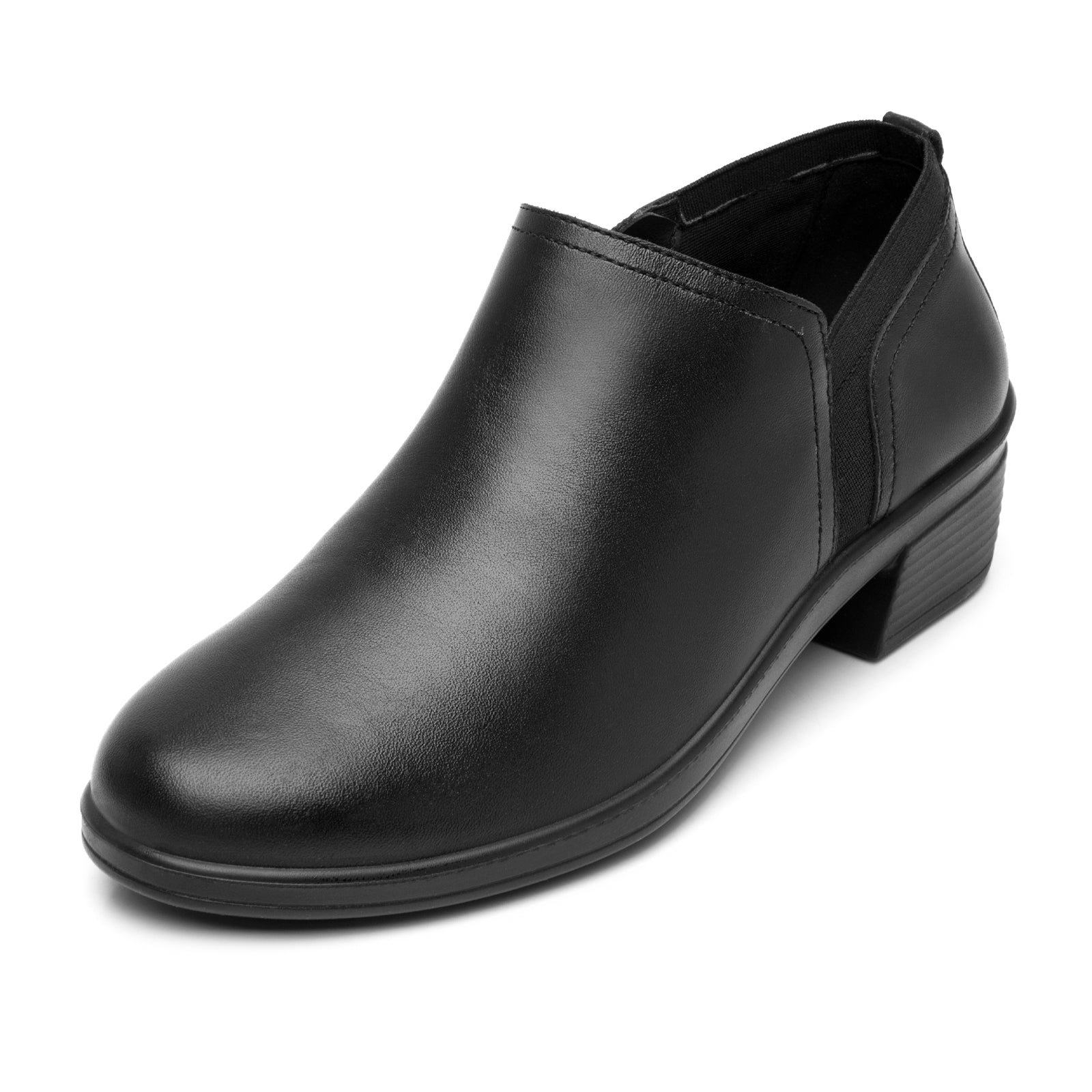 Botín Tacón Bajo Casual Para Dama Flexi 130009 Negro