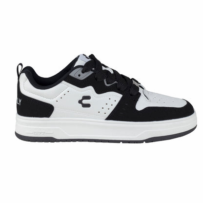 Tenis Choclo Urbano Casual Para Caballero 1087465 Blanco Negro