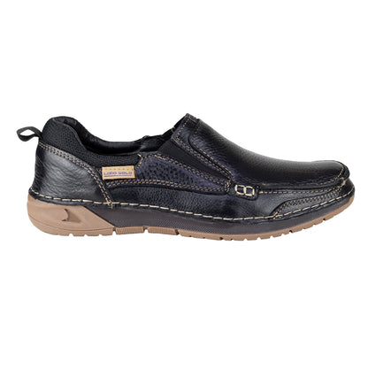 Zapato Mocasín Casual Para Caballero Lobo Solo 8982 Negro