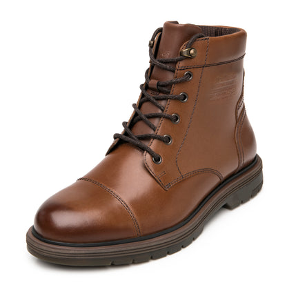 Bota Casual Elegante Para Caballero Flexi 421703 Tan