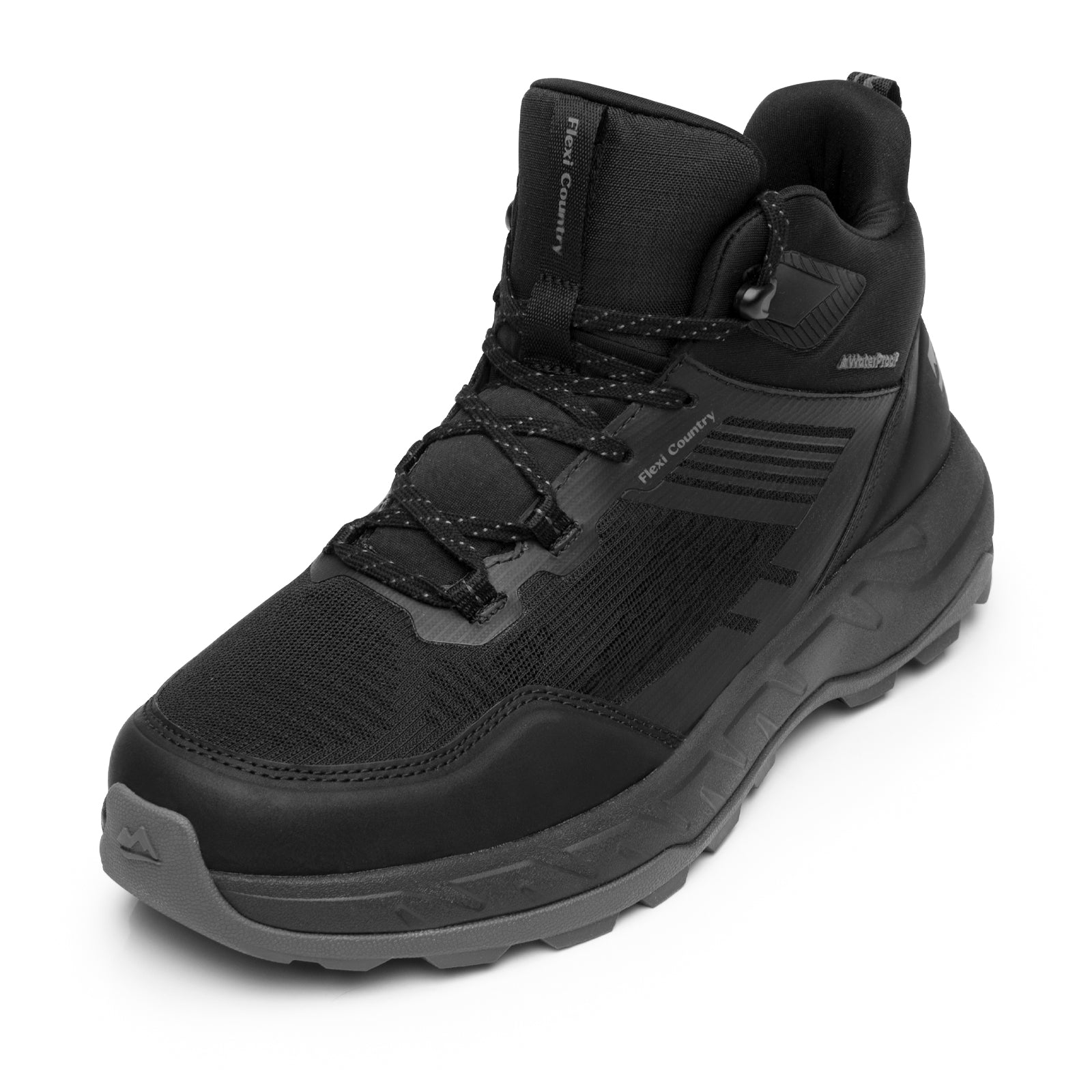 Bota Waterproof Confort Para Caballero Flexi Country 421104 Negro