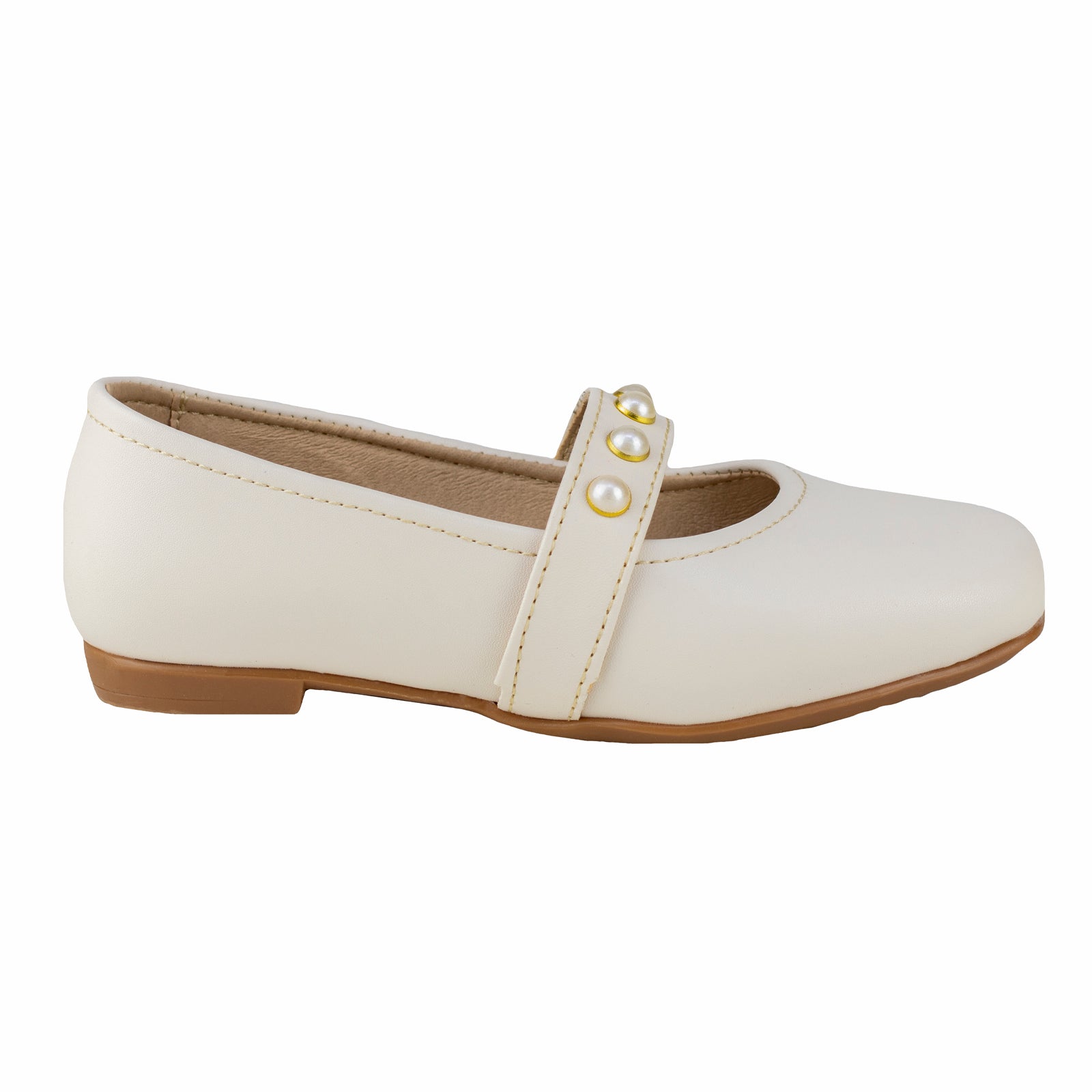 Ballerina Flat Para Niña Chabelo C941-A Latte 18-21.5