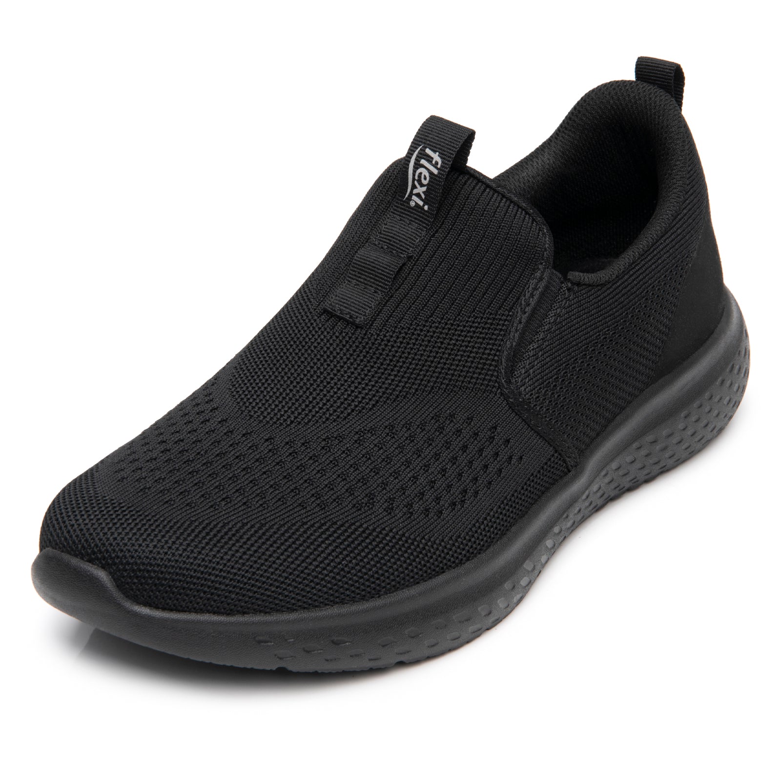 Tenis Slip On Confort Para Caballero Flexi 415507 Negro
