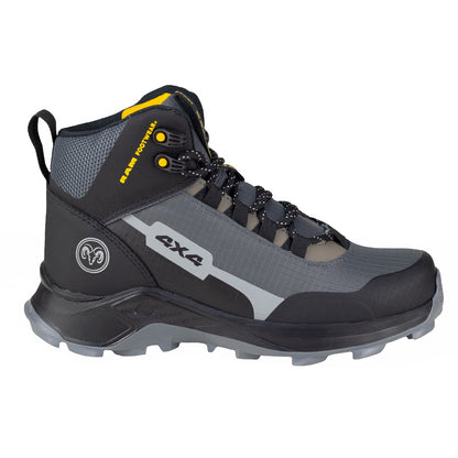 Bota Casual Senderismo Para Caballero New Ram 9549 Negro Gris