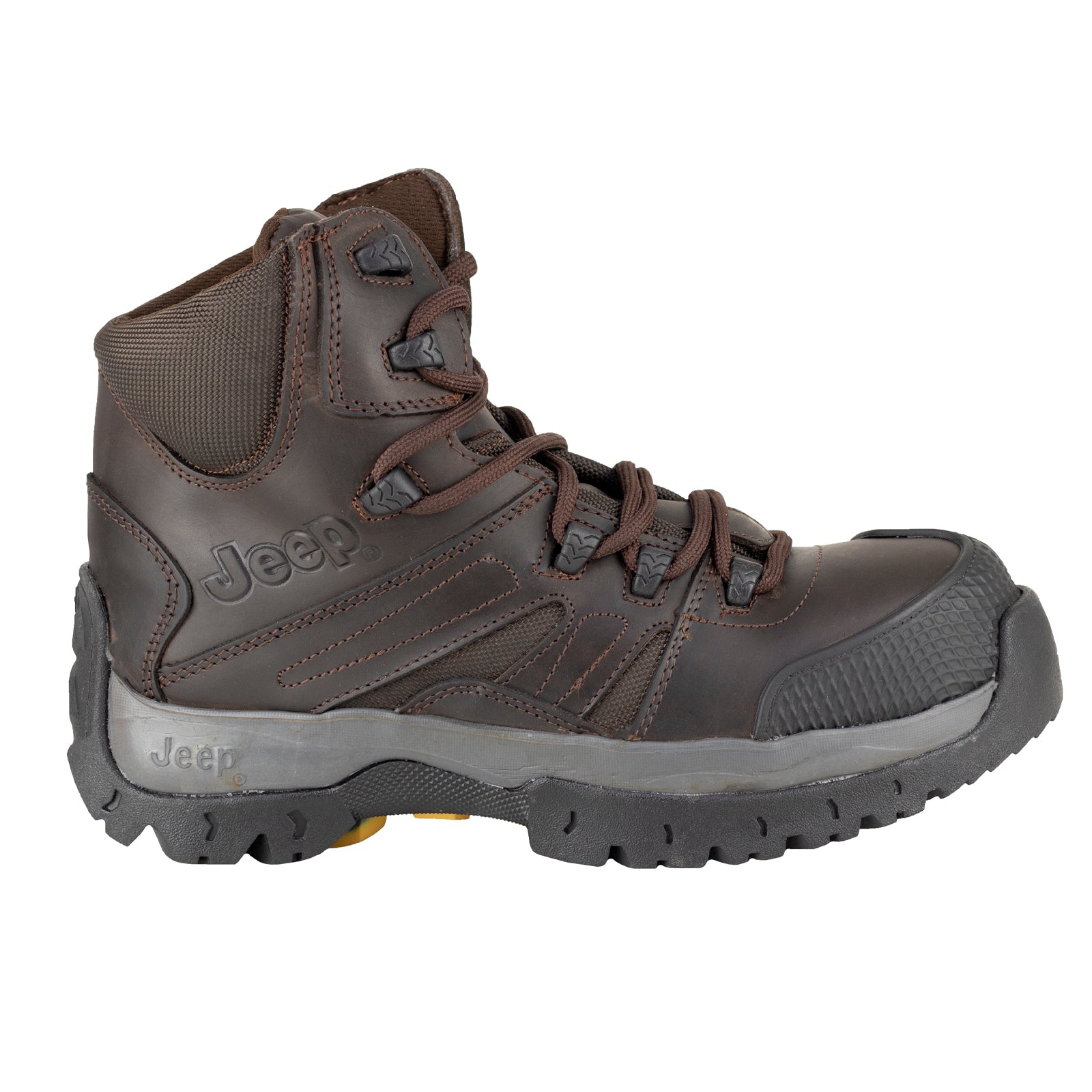 Bota Industrial Dieléctrica Tipo II + III PP+D Caballero Jeep 3567 Café
