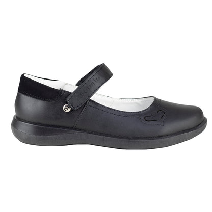 Zapato Escolar Para Niña Chabelo C75-A Piel Negro 23-25
