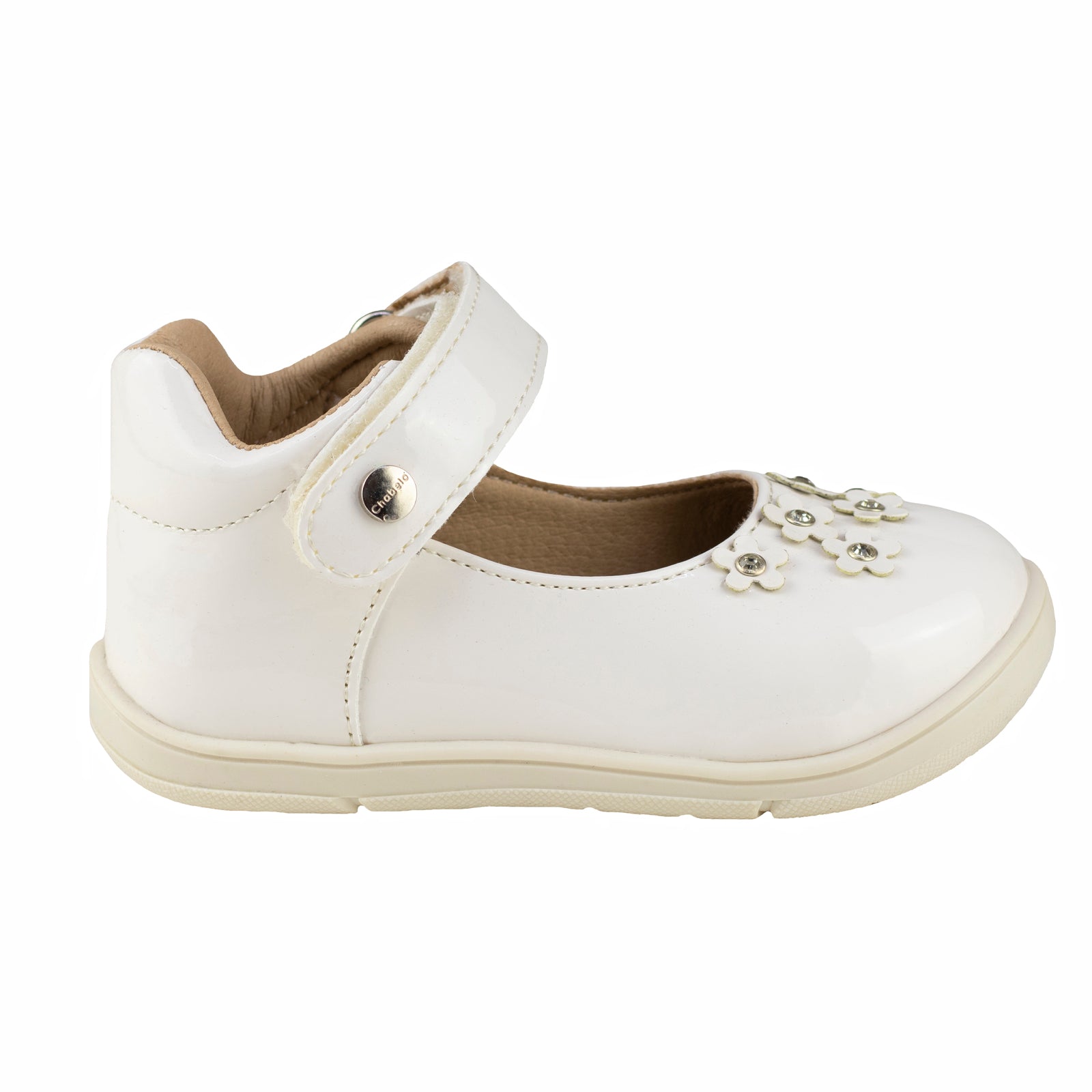 Zapato Casual Para Niña Chabelo C966-D Charol Latte