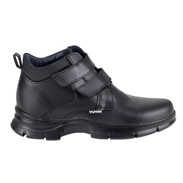 Botin Escolar Para Niño Yuyin 23270 Negro