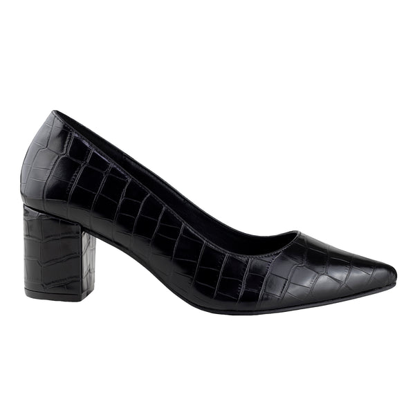 Zapatilla Clásica Dama Capa De Ozono 649601 Negro