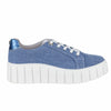 Tenis Con Plataforma Dama Capa De Ozono 625403 Azul Cielo