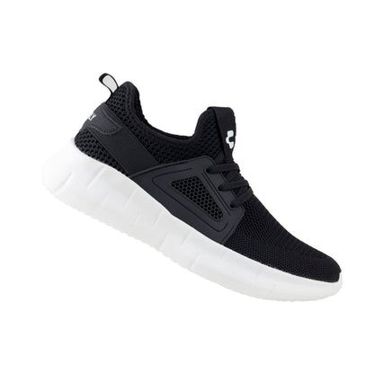 Tenis Charly Kairos Walking Unisex 1086009 Negro Blanco