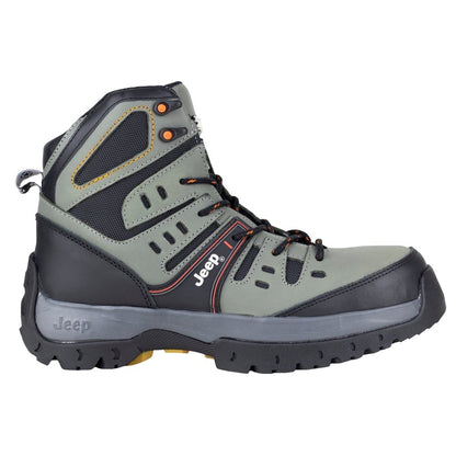 Bota Jeep Industrial Casquillo Hombre 3571 Gris Poliamida