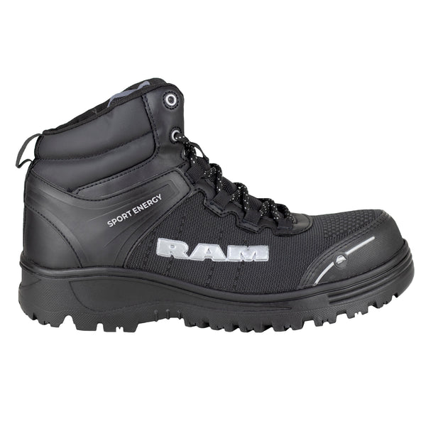 Bota Industrial Tipo II PP Caballero RAM 9545 Negro