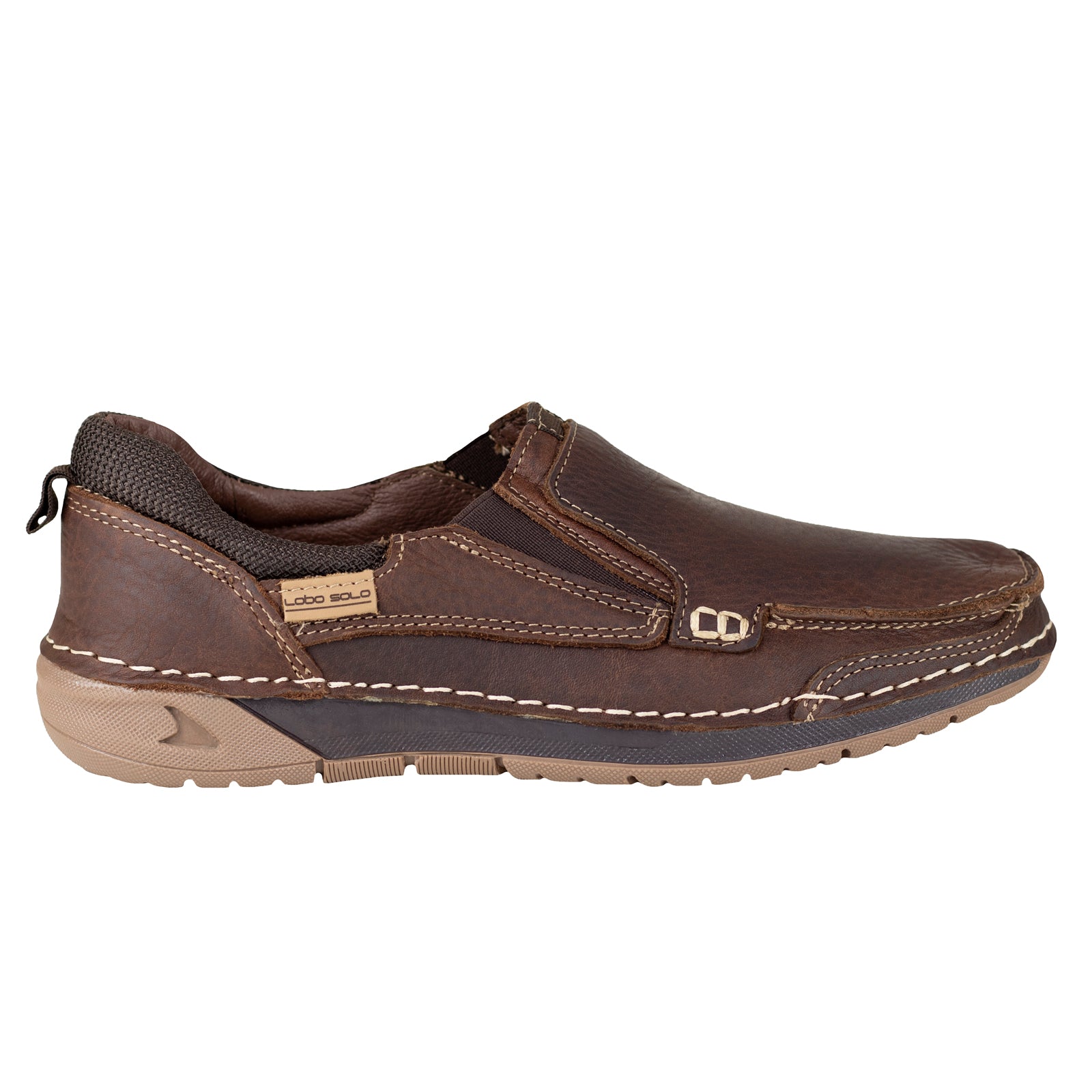Mocasín Náutico Caballero Lobo Solo 8982 Pull Brown