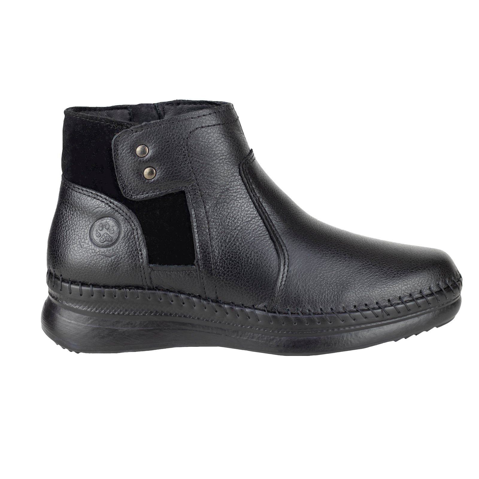 Botín Casual Confort Para Dama Lobo Solo 4989 Negro