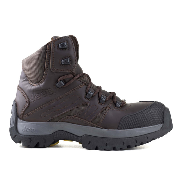 Bota Industrial Dieléctrica Tipo II + III PP+D Caballero Jeep 3567 Café