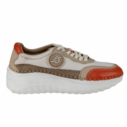 Tenis Casual Dama Lobo Solo Lubian 4804 Naranja