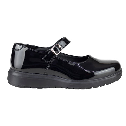 Zapato Escolar Para Niña Green Love 94081 Charol Negro