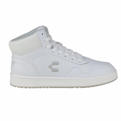 Tenis Bota Urbano Escolar Casual Para Dama Caballero Charly 1038196 Blanco