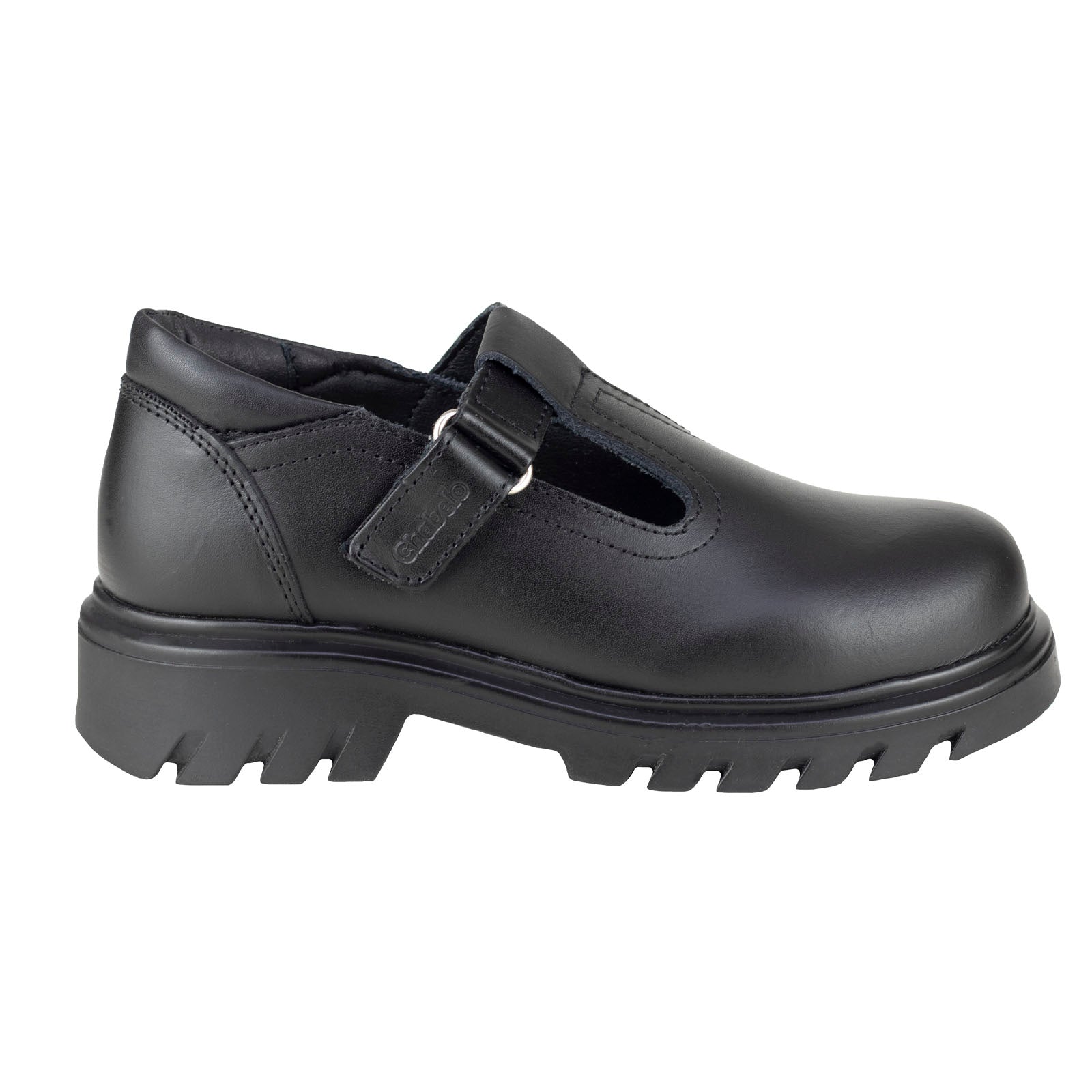 Zapato Escolar Para Niña C231-A Piel Negro 21.5-26