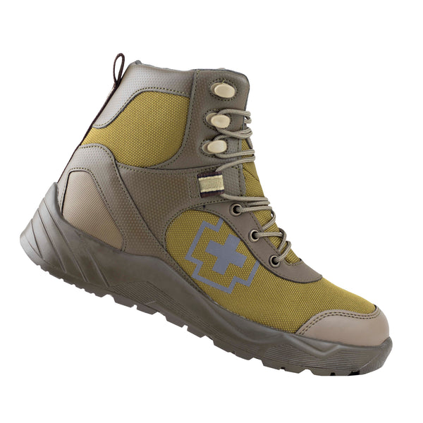 Bota Táctica Industrial Tipo I Ocupacional Caballero Swissbrand Brienz 491 Verde Olivo