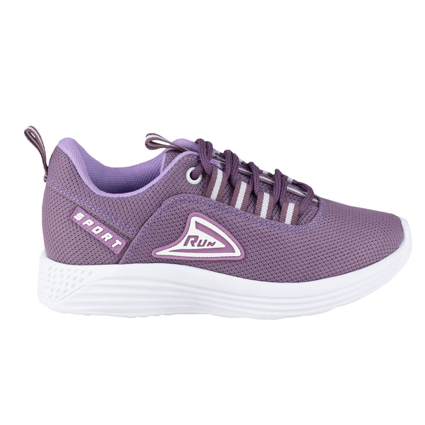 Tenis Running Moda Dama Up Sport 380 Lila Blanco