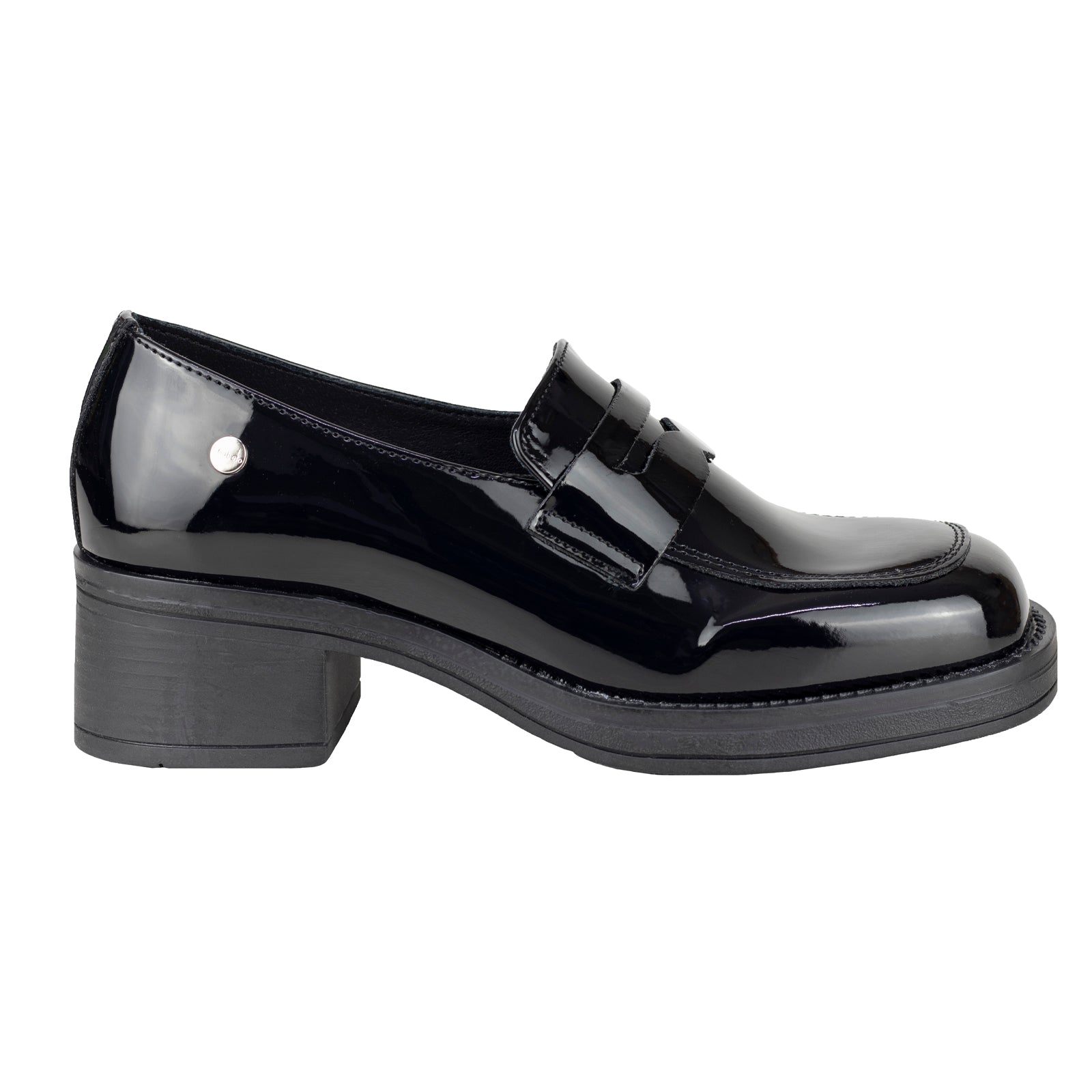 Zapato Loafer Escolar Para Niña Chabelo C186-B Charol Negro 22-26
