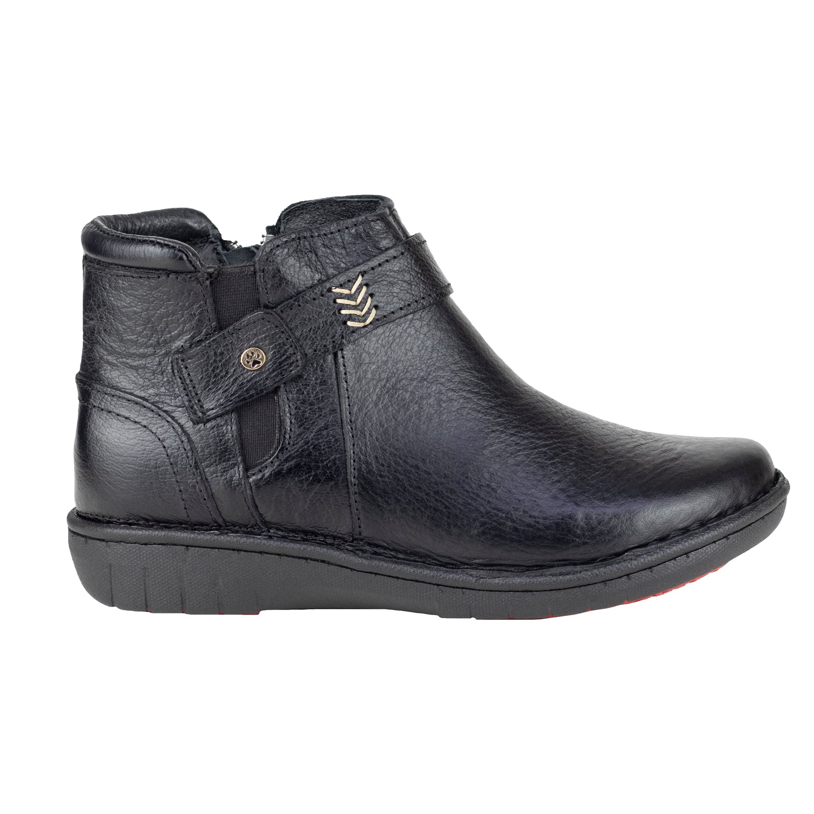 Botín Confort Casual Para Dama Lobo Solo 5860 Negro