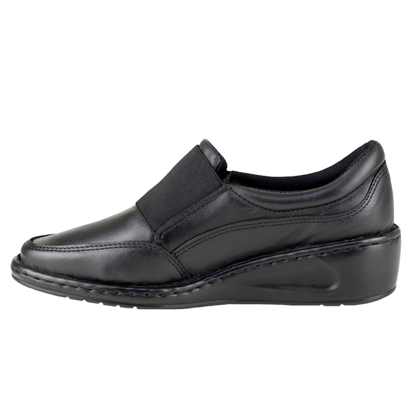 Zapato Casual Dama Lobo Solo 4841 Algodón Negro