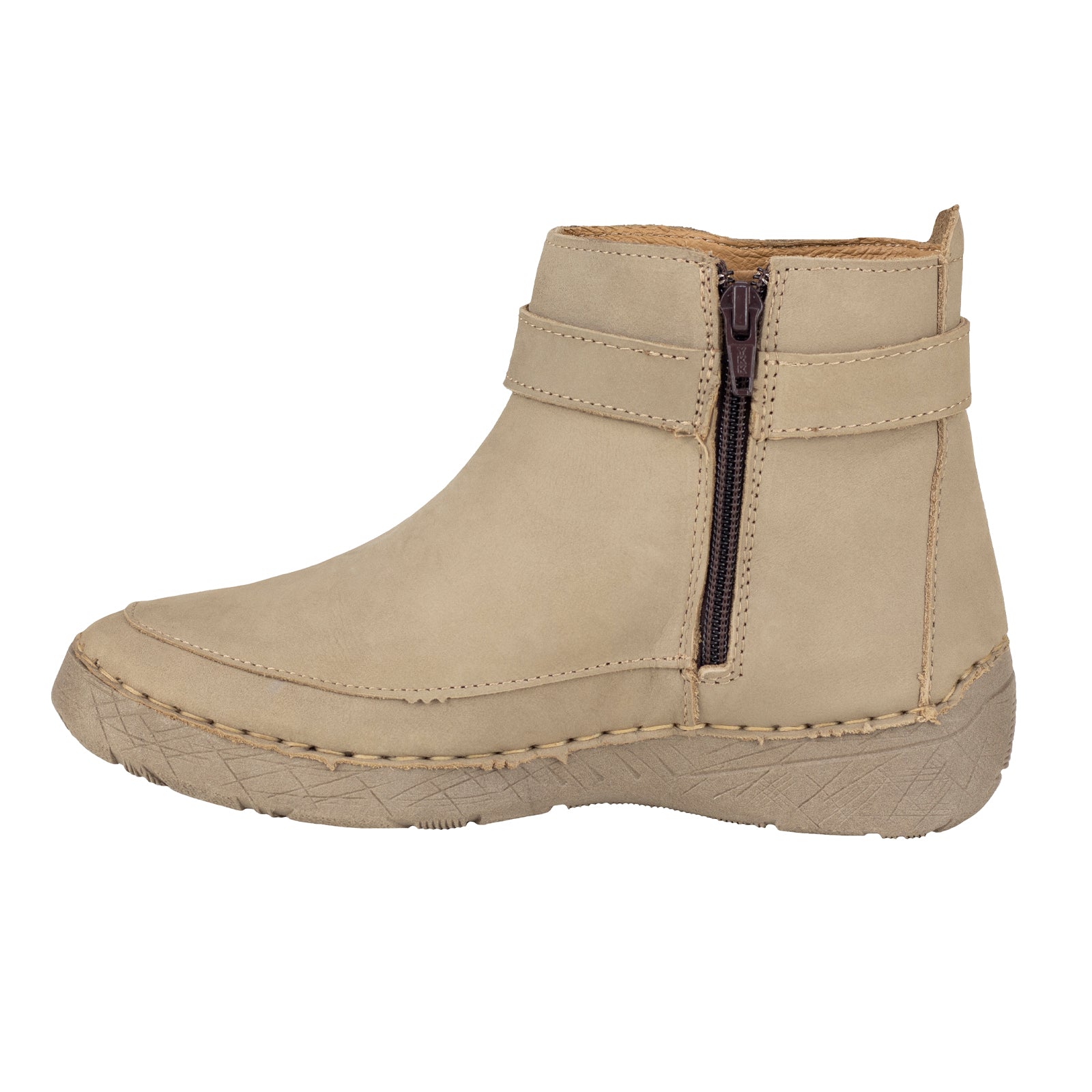 Botín Confort Casual Para Dama Lobo Solo 5697 Taupe