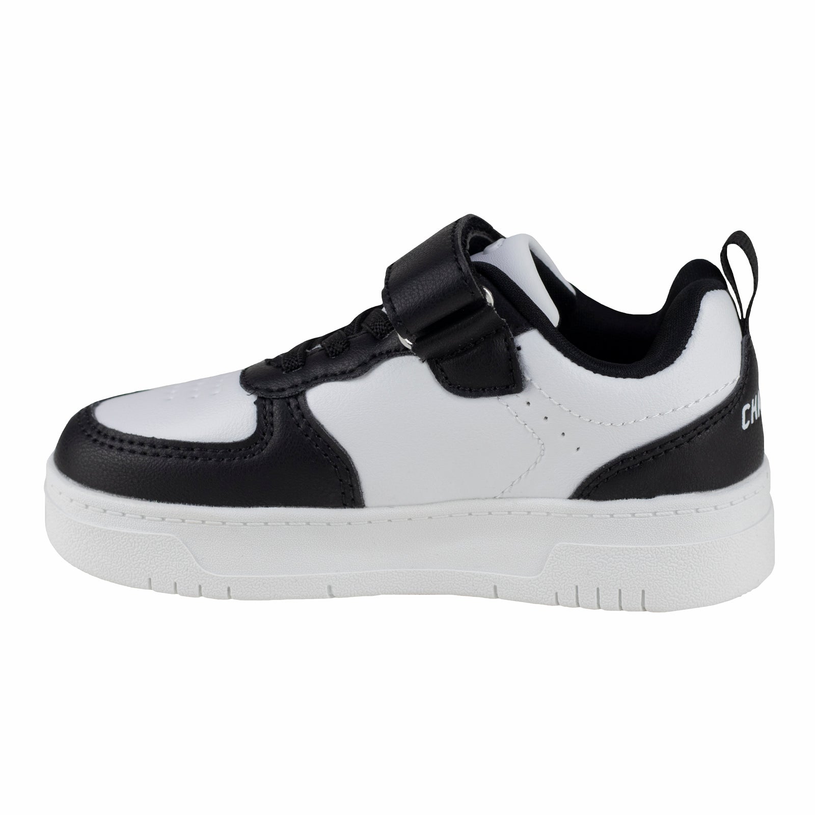 Tenis Choclo Casual Para niño Charly 1065383 Blanco Negro
