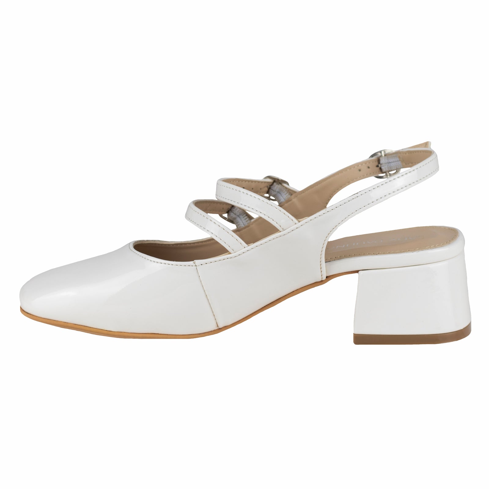 Zapato Con Tacón Dama Lady Paulina Mila 37701 Latte