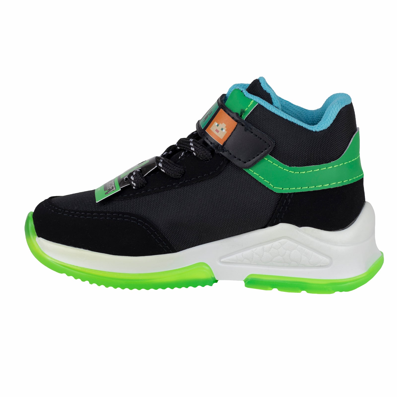 Tenis de Bota Casual Para Niño Minecraft Yuyin MI3090 Negro