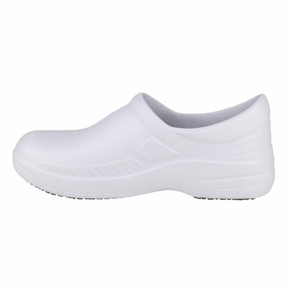 Zapato Clínico/Servicio Dama Caballero Dr. Cheff 1106 Blanco Gris