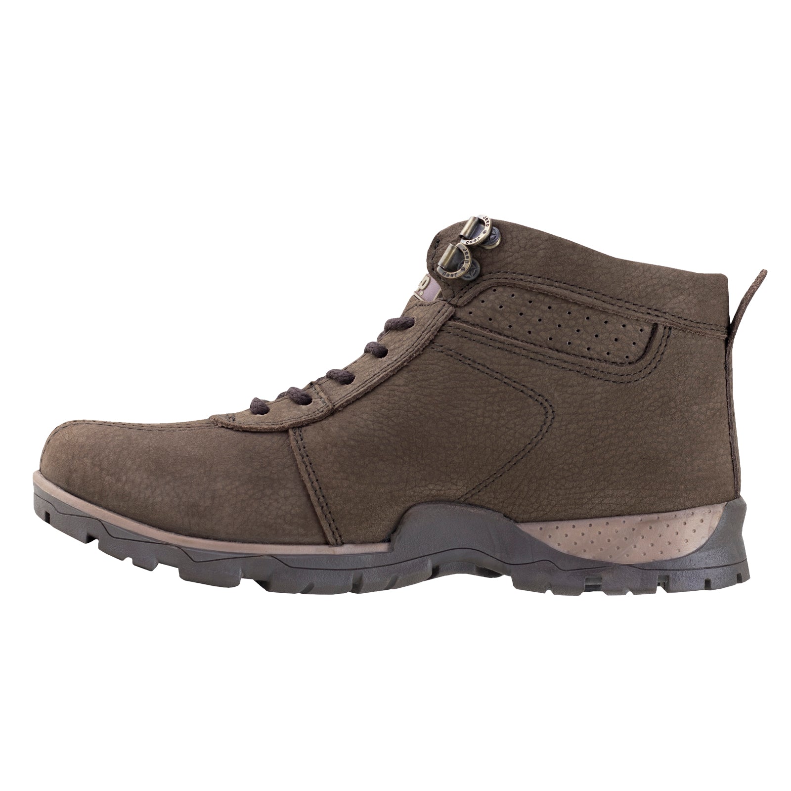 -Botín Industrial Tipo I (Ocupacional) Caballero Jeep Arkansas 10427 Nobuck Café-
