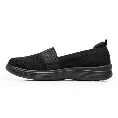 Tenis Sneaker Casual Cómodos Para Dama Flexi 104932 Negro